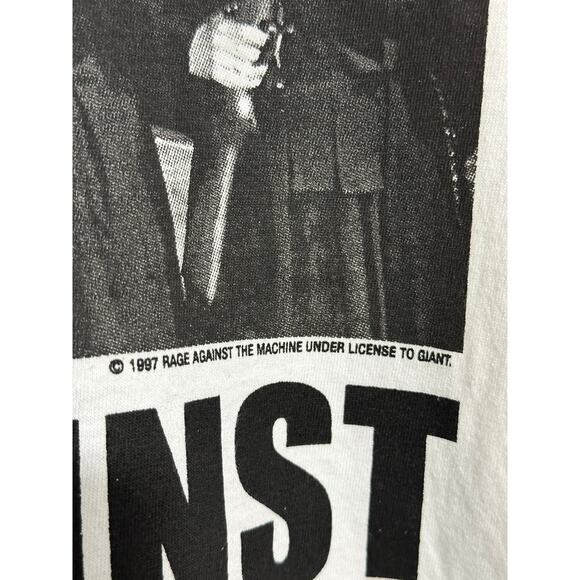 Rage Against the Machine "Nuns and Guns" Vintage Reprint SofTee Tag - Picture 3 of 7